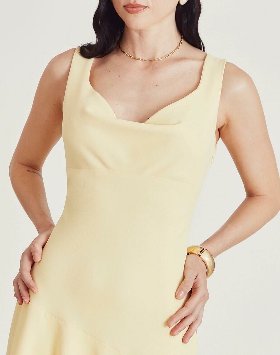 Imagem de Vestido Longo Amy Amarelo Amissima